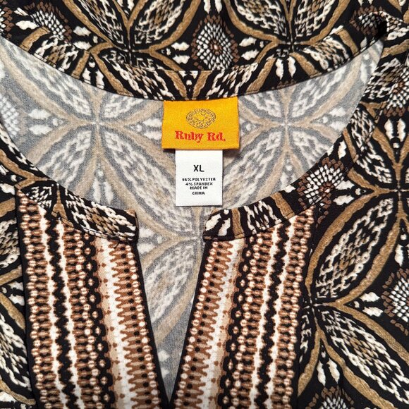 Ruby Rd. Multi-colored Tunic, Size XL - Picture 4 of 4
